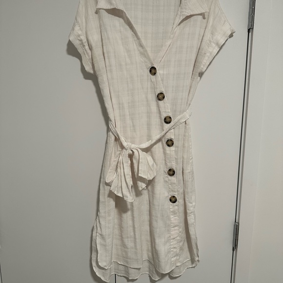Zara asymmetric button dress - Picture 8 of 10
